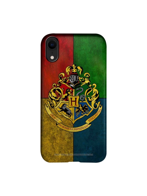 

CelfieDesign Green & Red Hogwarts Sigil iPhone XR Back Case