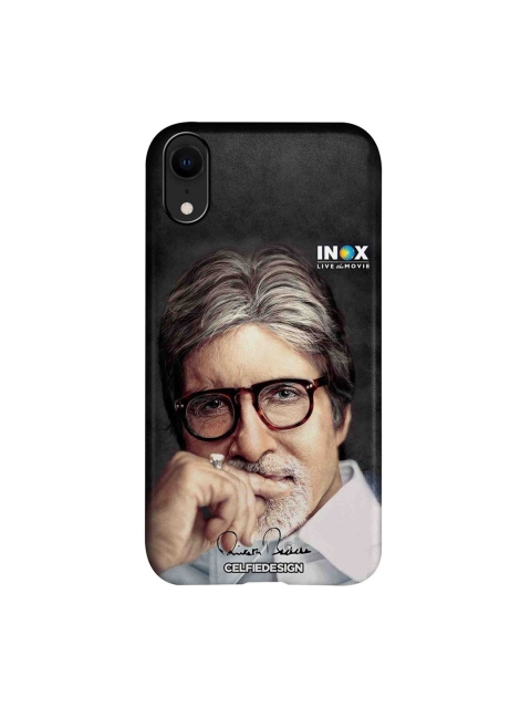 

CelfieDesign Black & White Inox BigB iPhone XR Back Case