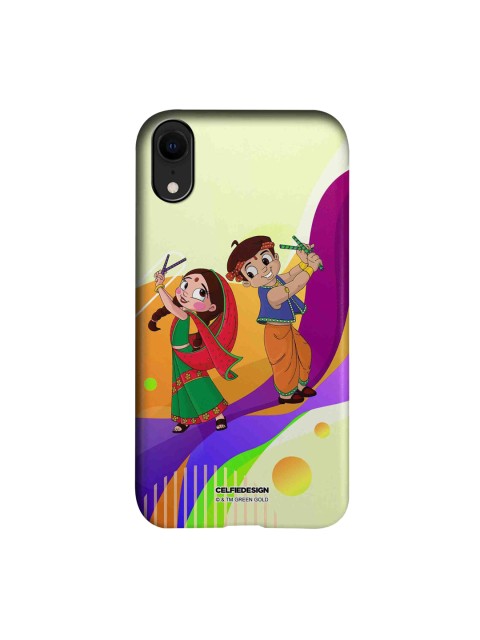 

CelfieDesign Yellow & Pink Dancing Bheem And Chutki iPhoneXR Slim Back Case