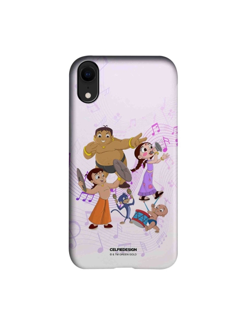 

CelfieDesign Multi-Coloured Chota Bheem Musical iPhone XR Back Case