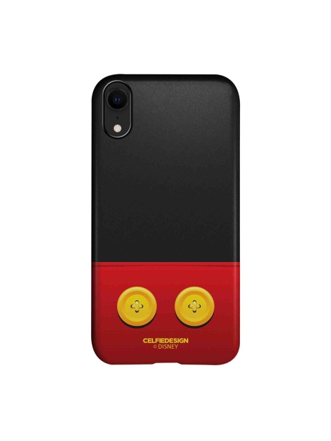

CelfieDesign Black & Red Printed Plastic iPhone XR Slim Back Case