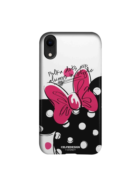 

CelfieDesign Black & White Printed Plastic iPhone XR Slim Back Case