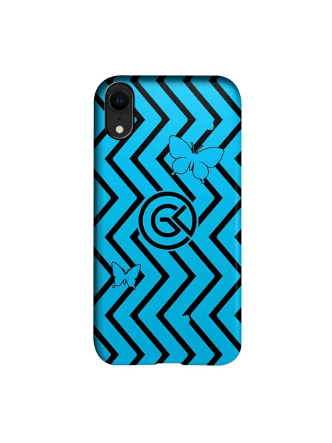 

CelfieDesign Blue & Black Bolt iPhone XR Slim Back Case