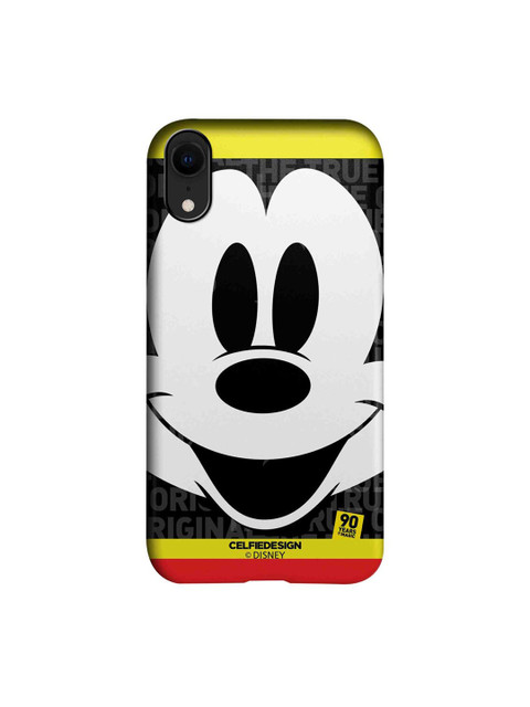 

CelfieDesign White & Black Mickey Original Cartoon Characters iPhone XR Slim Back Case