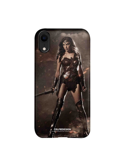 

CelfieDesign Brown Lethal Wonder Woman Superhero Printed iPhone XR Slim Back Case
