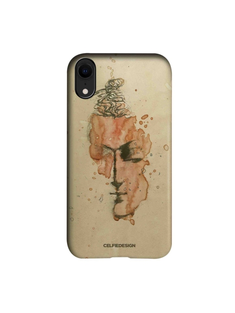 

CelfieDesign Beige & Brown Buddha Droplets Plastic iPhone XR Slim Back Case