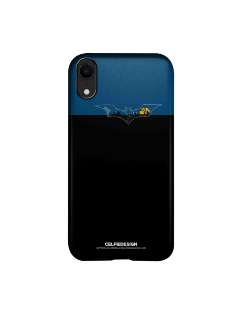 

CelfieDesign Black & Blue Batmans Gotham iPhone XR Back Case