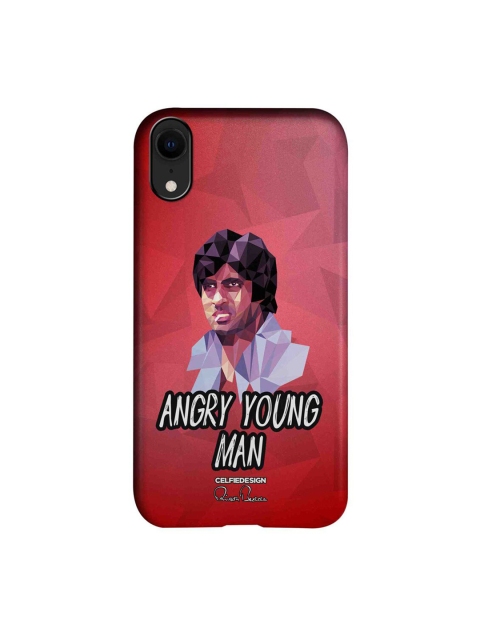 

CelfieDesign Red & White AB Angry Young Man Typography Printed iPhone XR Slim Back Case