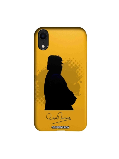 

CelfieDesign Yellow & Black BB With Signature Printed iPhone XR Back Case