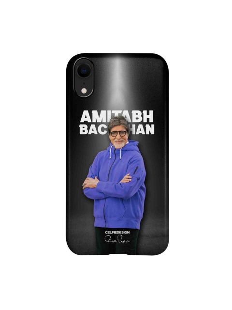 

CelfieDesign Black & Blue Amitabh Bachchan Printed iPhone XR Slim Back Case