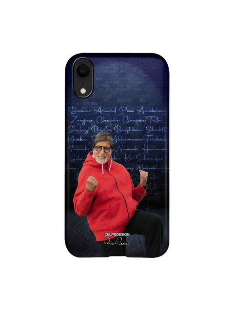 

CelfieDesign Blue & Red AB Wall Of Fame Quirky Printed iPhone XR Slim Back Case