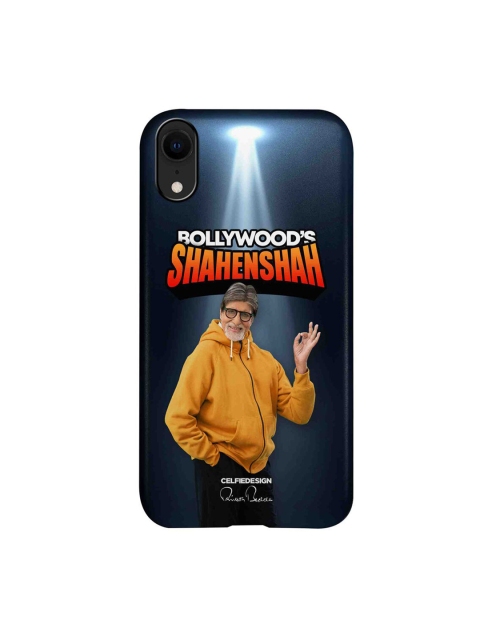 

CelfieDesign Purple & Brown Bollywood's Shahenshah Printed iPhone XR Slim Back Case