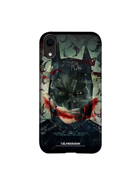 

CelfieDesign Black & Red Bat Joker Printed iPhone XR Slim Back Case