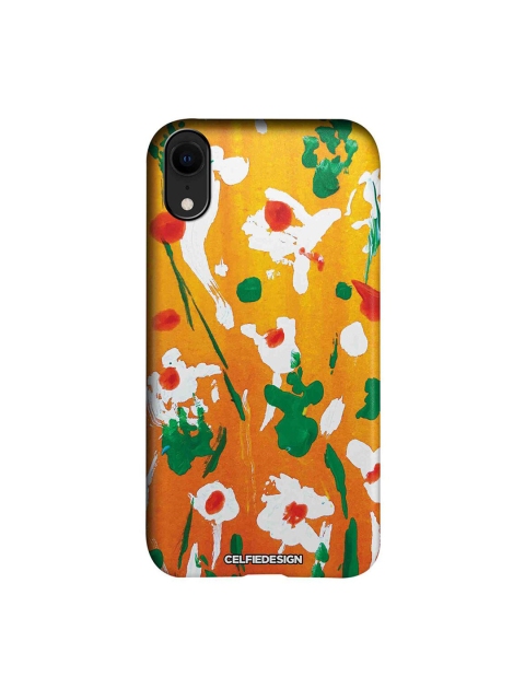 

CelfieDesign Yellow & Red Blooming Yellow iPhone XR Back Case