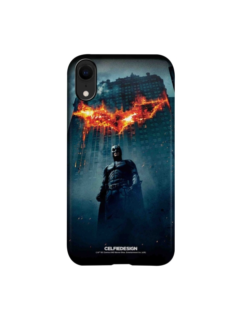 

CelfieDesign Navy Blue & Orange Batman Stance Printed iPhone XR Slim Back Case