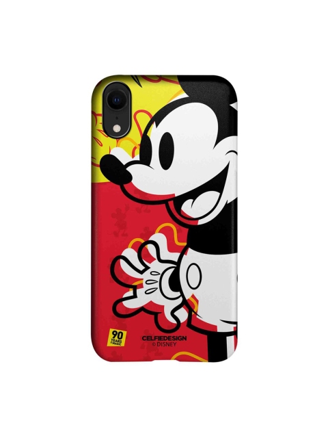 

CelfieDesign Red & Yellow Mickey Printed iPhone XR Back Case