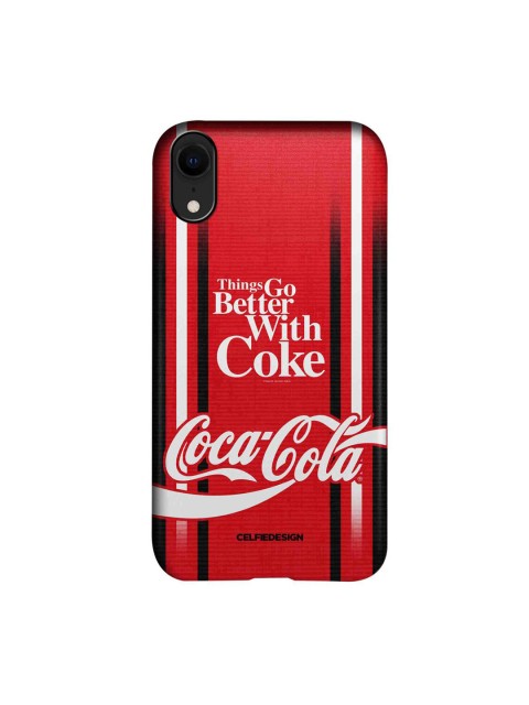 

CelfieDesign Red & White Better With Coke iPhone XR Slim Back Case