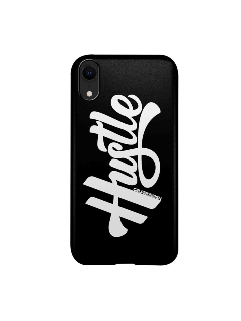 

CelfieDesign Black & White Hustle Black iPhoneXR Slim Back Case