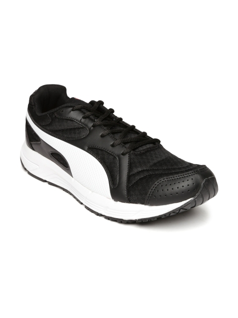 

Puma Men Black & White Axis Evo Mesh DP Colourblocked Sneakers