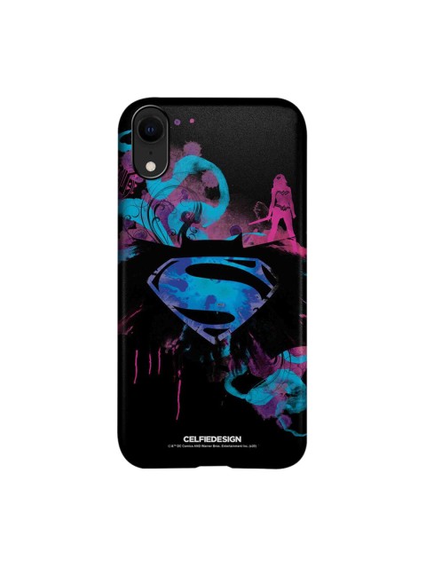 

CelfieDesign Black & Blue The Epic Trio iPhoneXR Slim Back Case