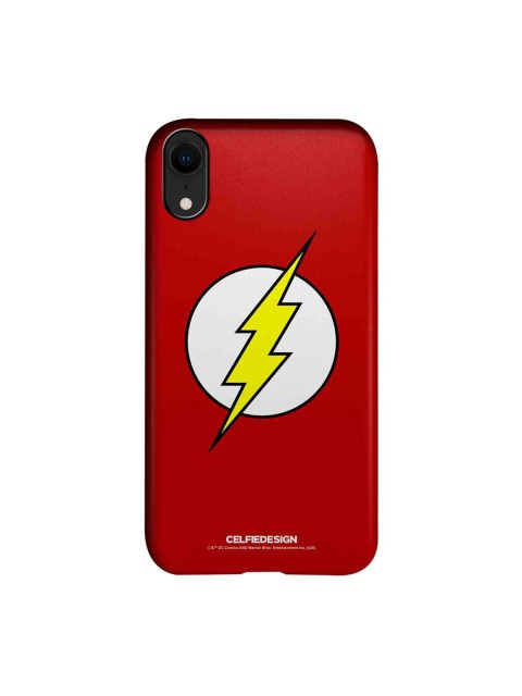 

CelfieDesign Red & White Flash Superhero Logo Printed iPhone XR Slim Back Case