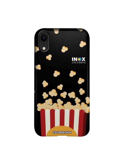 

CelfieDesign Black & Beige Popcorn iPhoneXR Slim Back Case