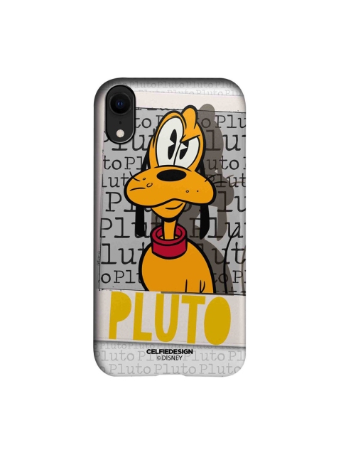 

CelfieDesign White & Yellow Hello Mr Pluto iPhoneXR Slim Back Case