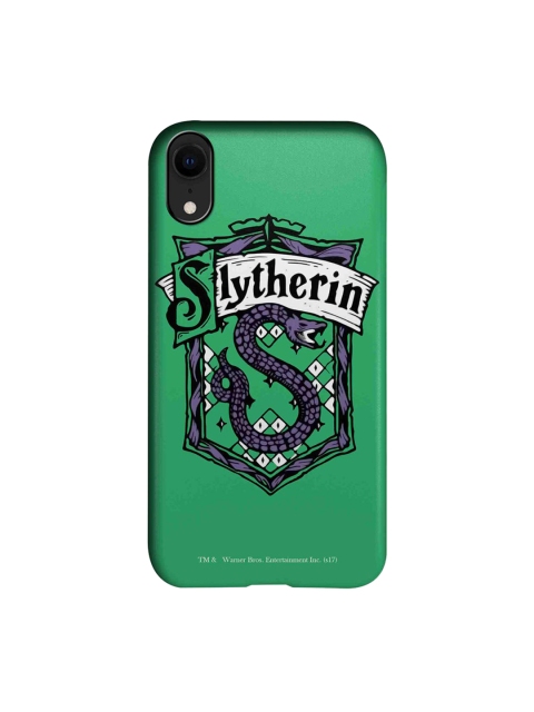 

CelfieDesign Green & Purple Crest Slytherin Quirky Printed iPhone XR Slim Back Case