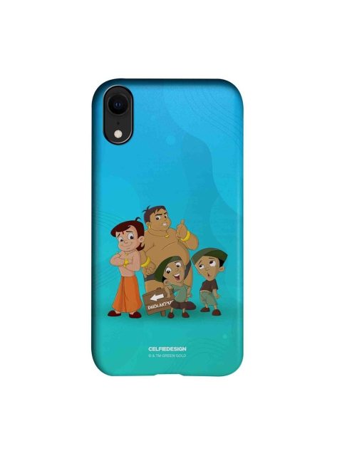 

CelfieDesign Blue Chota Bheem Gang Printed iPhone XR Slim Back Case