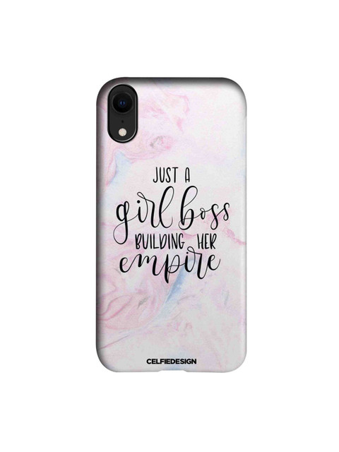 

CelfieDesign Multi-Coloured Girl Boss iPhone XR Back Case