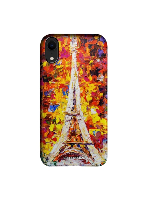 

CelfieDesign Multi-Coloured Artistic Eiffel Tower Quirky Printed iPhone XR Slim Back Case