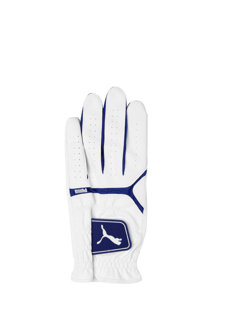 

PUMA Men White & Blue Sport Performance Player's Left Single Glove