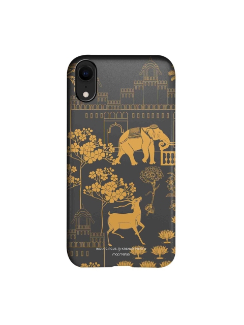 

CelfieDesign Grey & Yellow Regal Spectacle iPhone XR Slim Back Case
