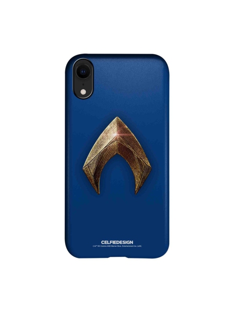 

CelfieDesign Blue & Brown Aquaman Superhero Logo Printed iPhone XR Slim Back Case