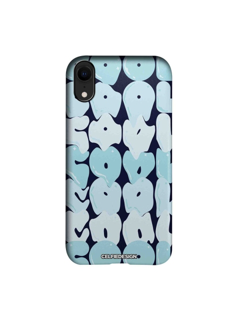 

CelfieDesign Blue & Black Cool iPhone XR Slim Back Case