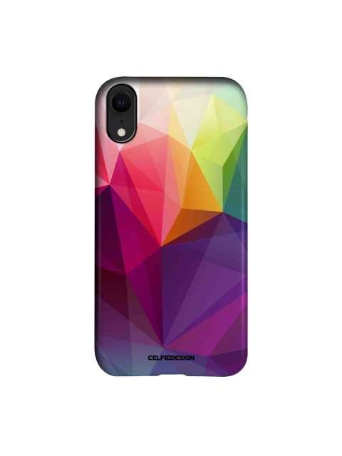 

CelfieDesign Purple & Pink Crystal Art Printed iPhone XR Slim Back Case
