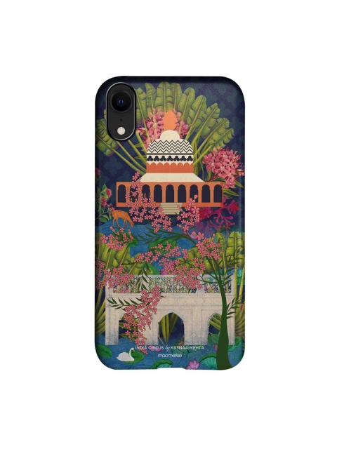 

CelfieDesign Green & Blue Blossoms iPhone XR Slim Back Case