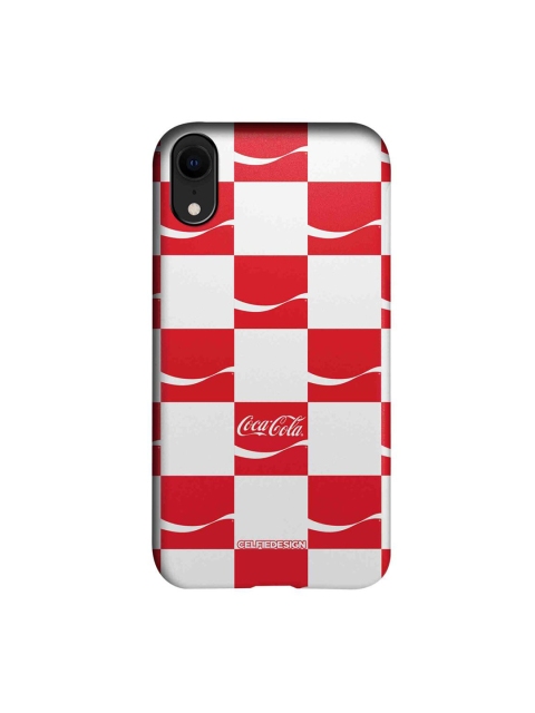 

CelfieDesign Red & White Dynamic Ribbon Printed iPhone XR Slim Back Case