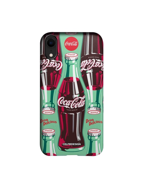 

CelfieDesign Green & White Relive Happiness iPhone XR Slim Back Case