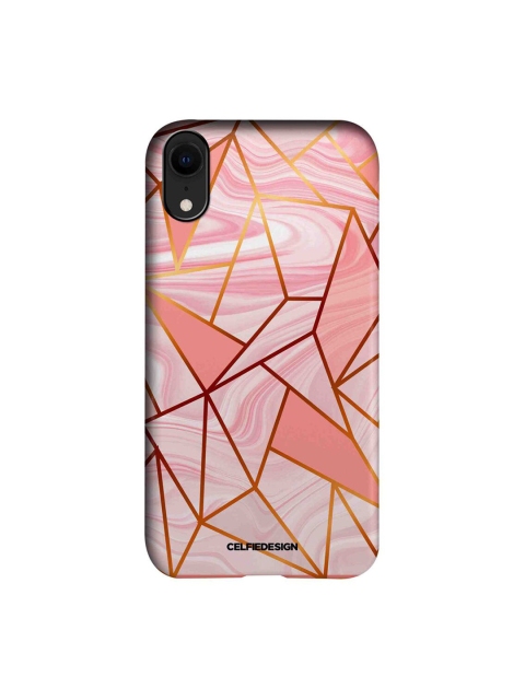 

CelfieDesign Pink Marble Flow iPhone XR Slim Back Case