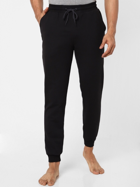

Ajile by Pantaloons Men Black Cotton Regular Fit Lounge Pants