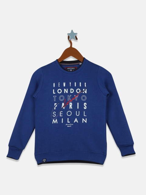 

Monte Carlo Boys Blue Printed Sweatshirt