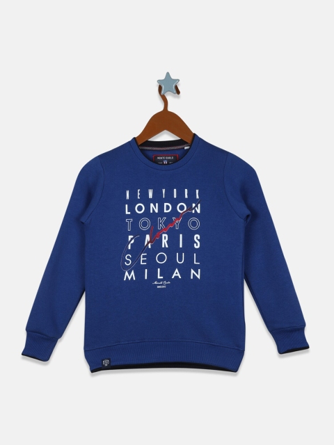 

Monte Carlo Boys Blue Printed Sweatshirt