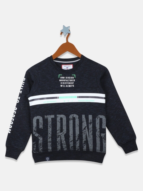 

Monte Carlo Boys Blue Printed Sweatshirt
