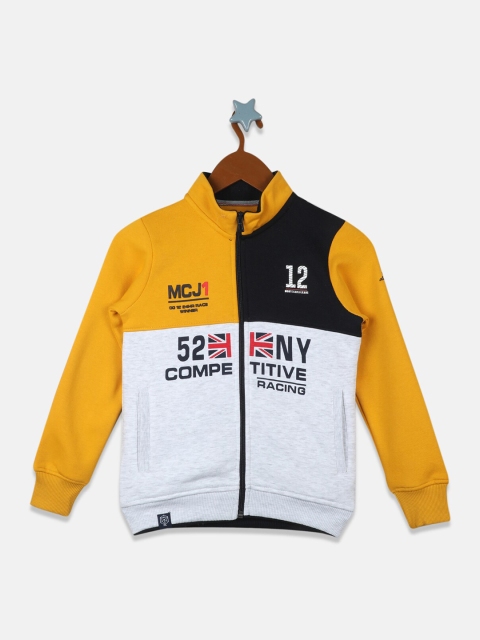 

Monte Carlo Boys Yellow & Grey Colourblocked Sweatshirt