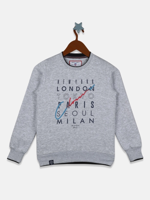 

Monte Carlo Boys Grey Printed Sweatshirt