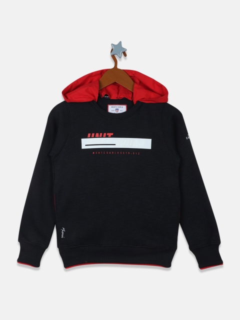 

Monte Carlo Boys Navy Blue Printed Sweatshirt