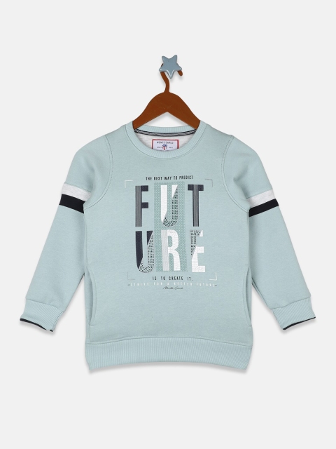 

Monte Carlo Boys Blue Printed Sweatshirt