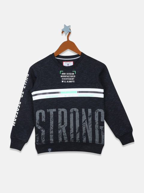 

Monte Carlo Boys Blue Printed Sweatshirt