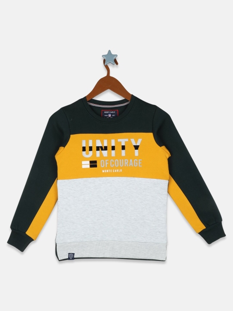 

Monte Carlo Boys Multicoloured Colourblocked Sweatshirt, Multi
